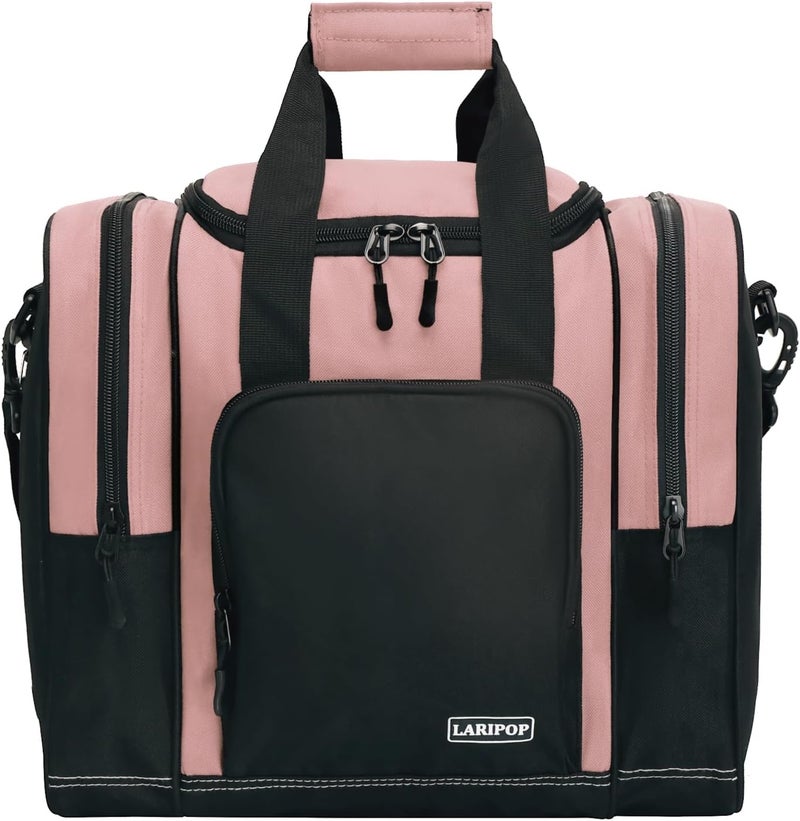 LARIPOP Bowling Ball Bag for Single Ball, 2022 Bowling Ball Tote Bowling bag with Padded Holder - Fits Shoes up to Mens Size 14 and Bowling Accessories - Image 1